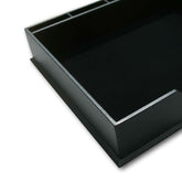 Black Leatherette 17 x 14 Conference Pad & Coaster Holder